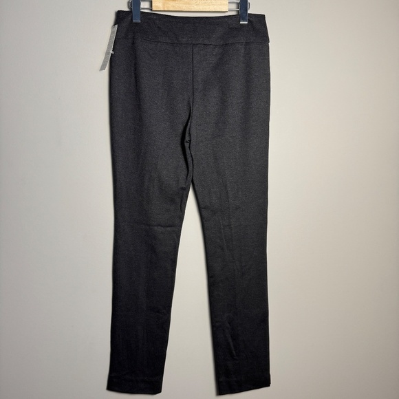 Lisette L Montreal Womens NEW Pull-On Slim Leg Casual Dress Pant Charcoal Gray 6 - Picture 5 of 13